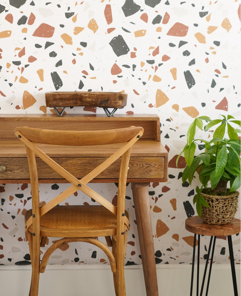 The Bold Terrazzo Wallpaper – Koko Art Shop