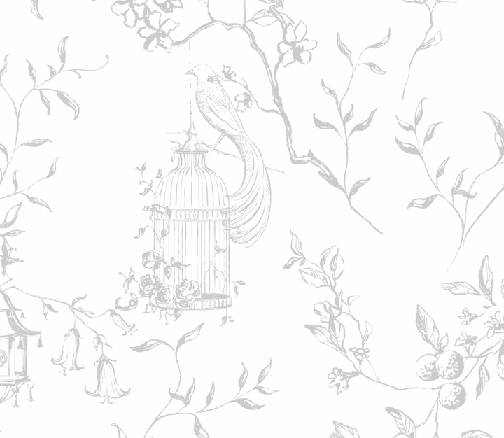 Romantic French Toile Wallpaper