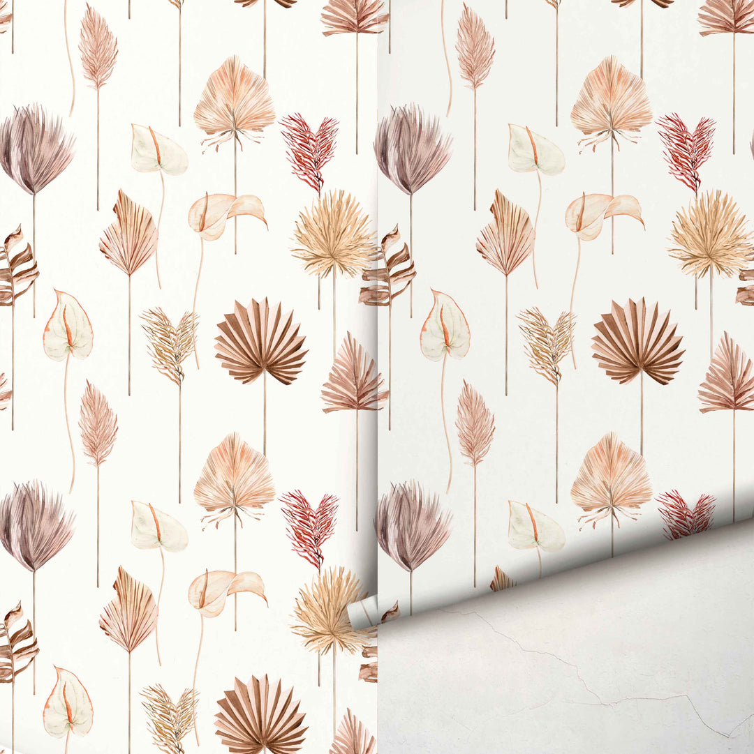 Dry Palm Leaves Wallpaper