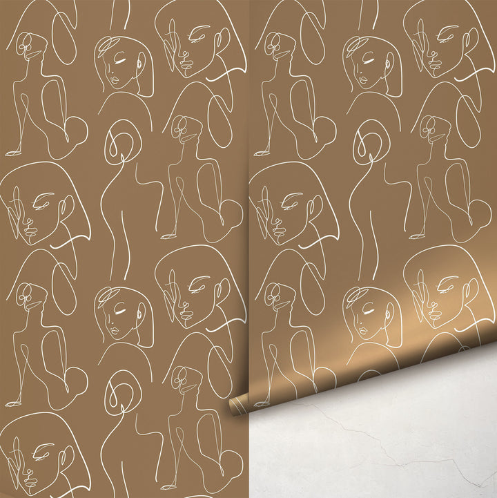 Olive Faces Wallpaper