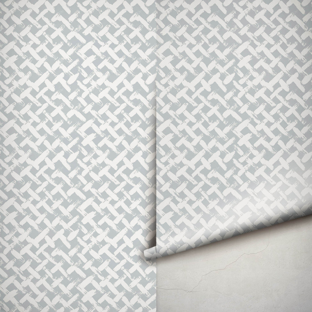 Bold Textile Texture Minimalist Wallpaper