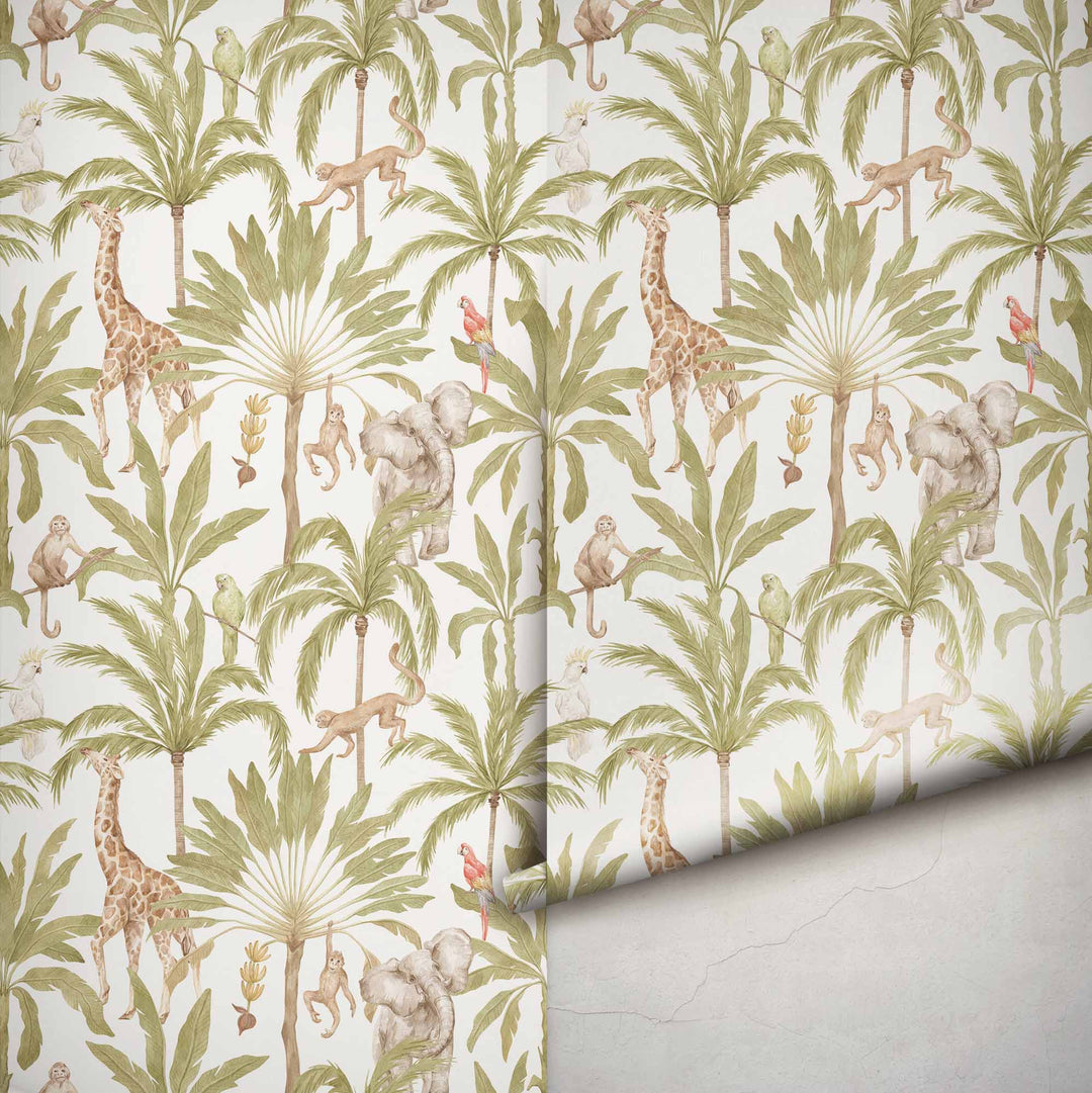 The Cutest Jungle Wallpaper