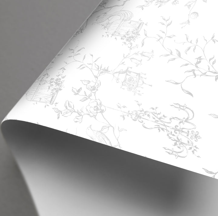 Papel pintado romántico de Toile francés