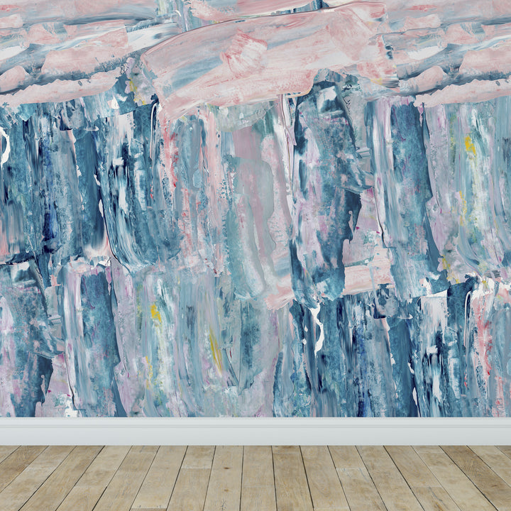 Oil Paint Minimalist Large Scale Wallpaper Mural