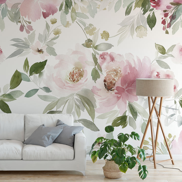 Forest Floral Wallpaper Mural