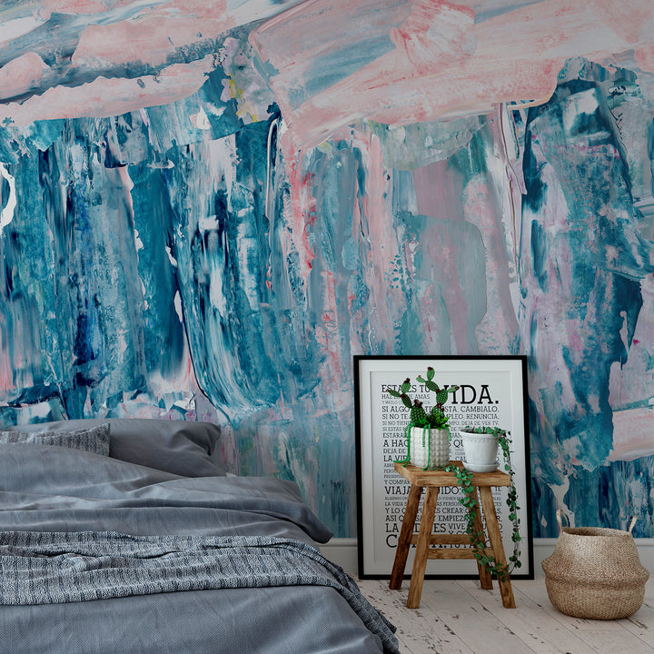 Oil Paint Minimalist Large Scale Wallpaper Mural