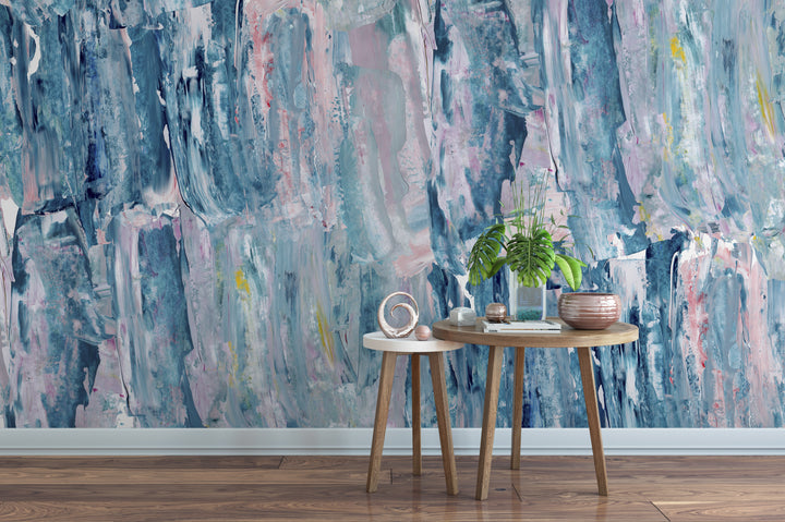 Oil Paint Minimalist Large Scale Wallpaper Mural