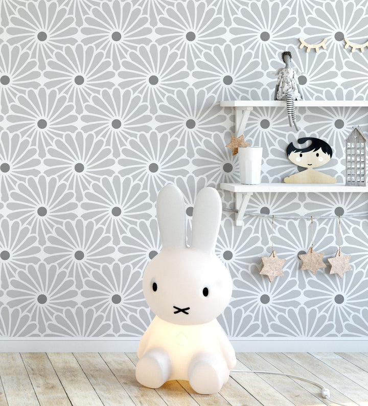 Floral Japan Inspired Removable Wallpaper Self Adhesive Wallpaper K011