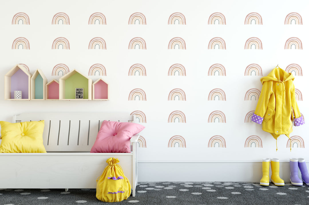 Small Decal Rainbow Sweet Neutral Boho