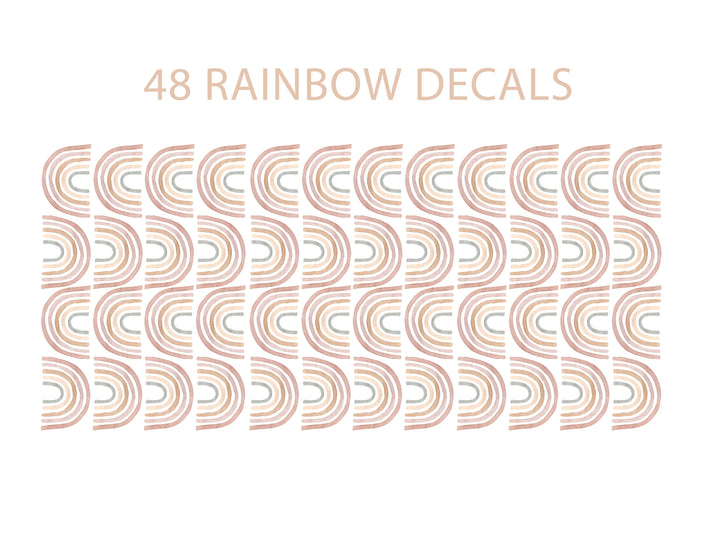 Small Decal Rainbow Sweet Neutral Boho