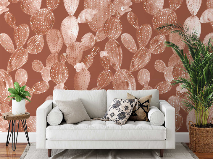 Terracotta Desert Mural