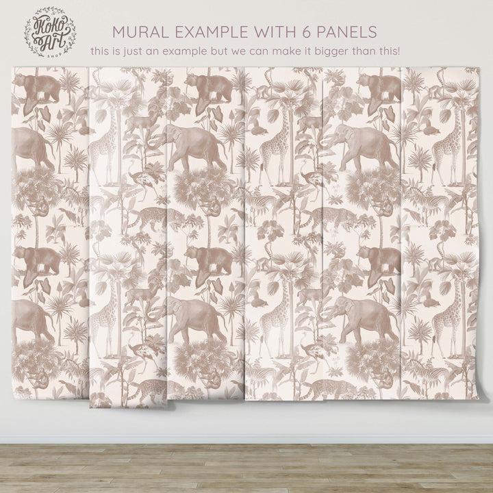 Vintage and Wild Wallpaper Mural