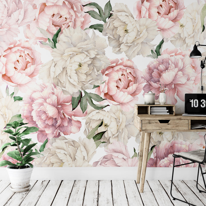 Lolita Peony Mural