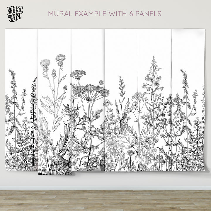 Nature's Garden Wallpaper Mural