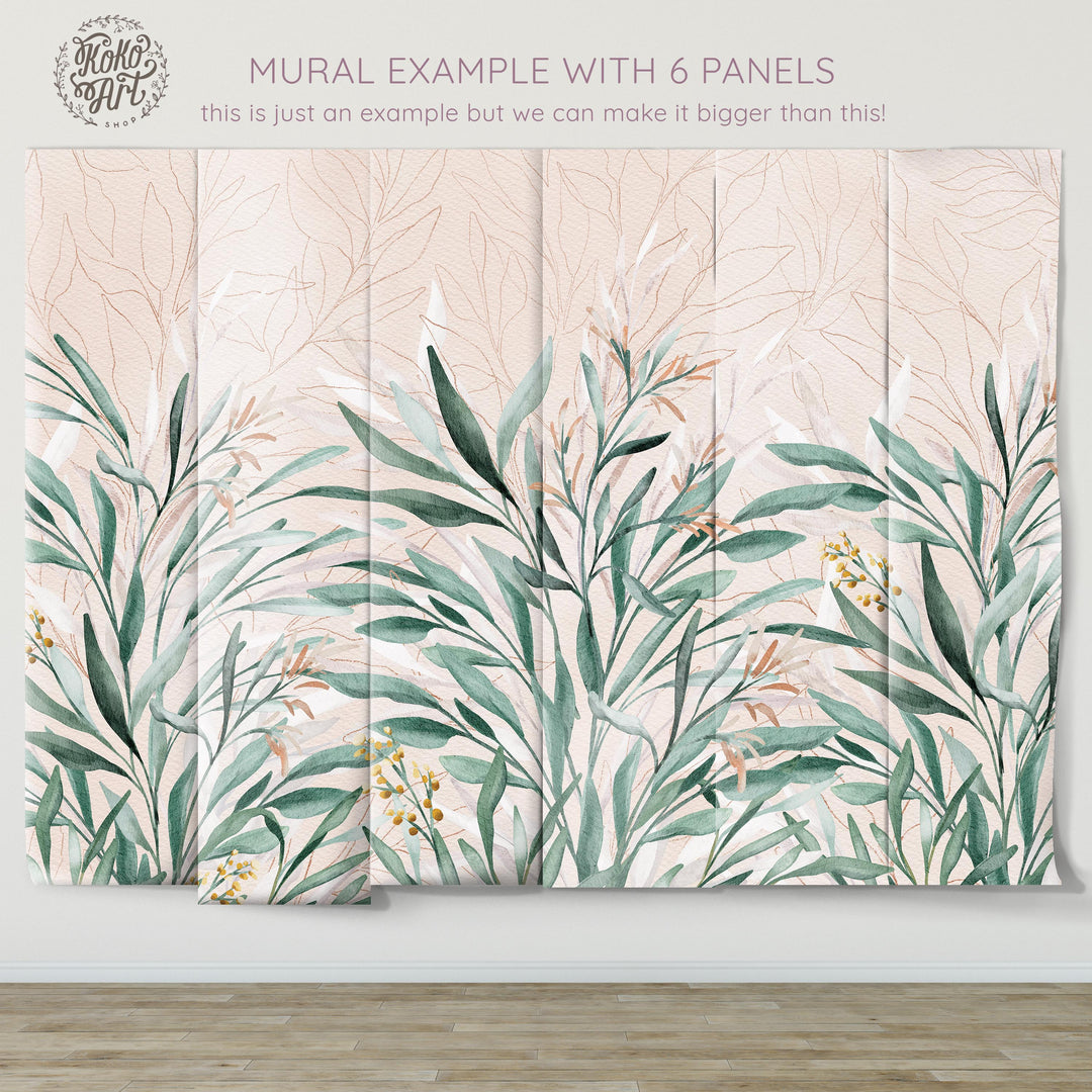 Botanical Landscape Mural